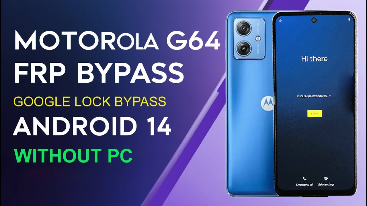 Motorola G64 FRP Bypass Android 14✔ Remove Google Account Lock Without PC (2025) Moto G64 FRP Unlock