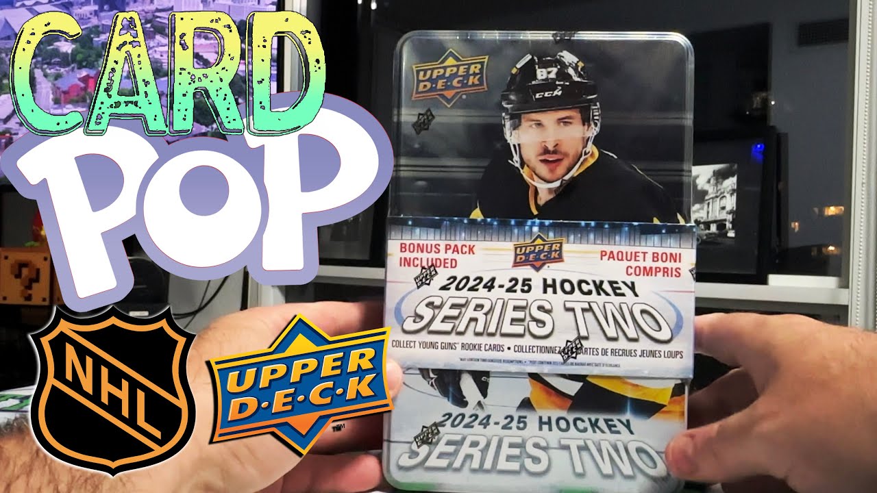 2024 2025 Hockey Series 2 Blaster Tin Break: Epic Rookie Pulls!