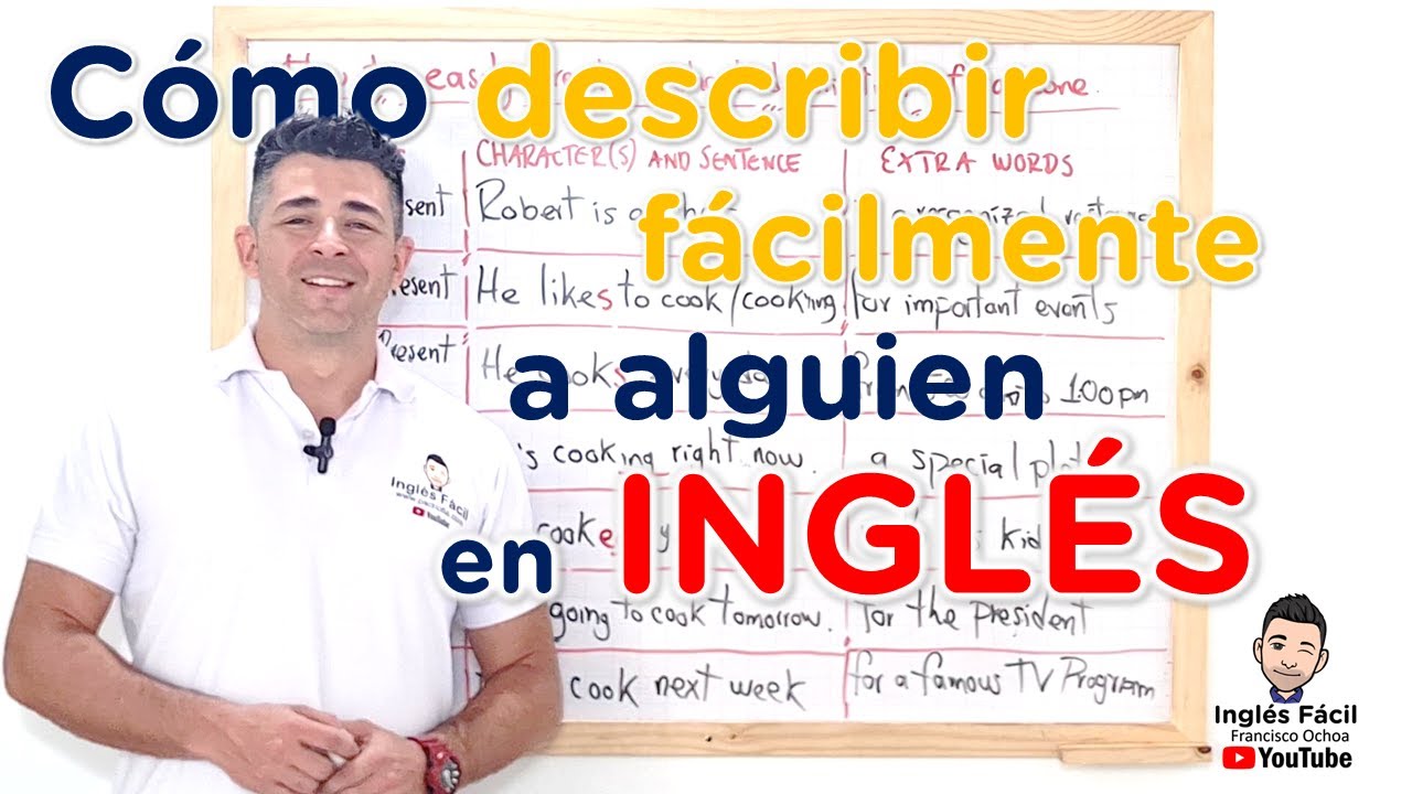 🔴 Aprende a describir personas en inglés fácilmente | Descripción básica presente, pasado y futuro