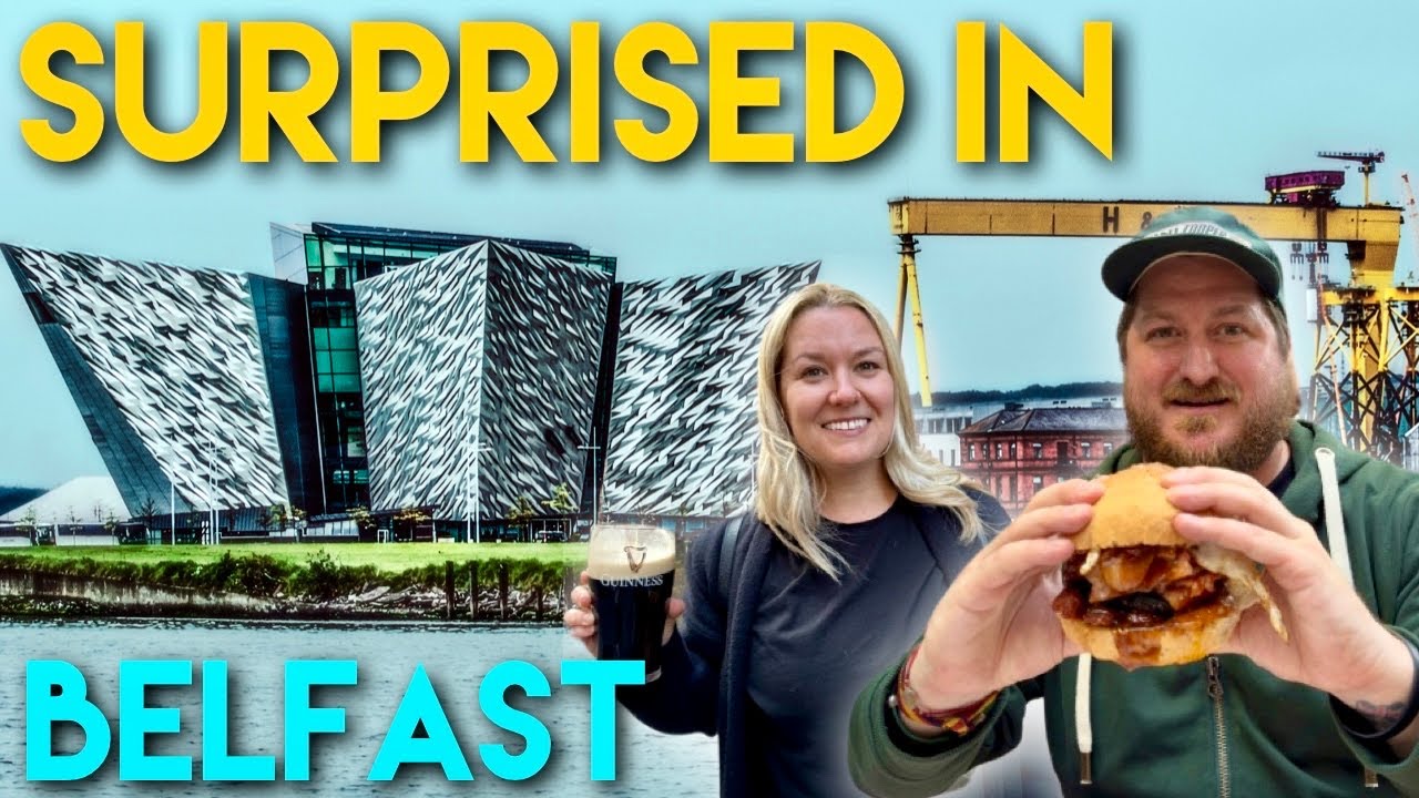 Belfast Travel Vlog - BEST pint of Guinness and local food!