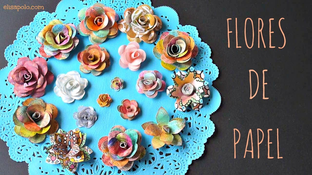 Cómo Hacer Flores de Papel