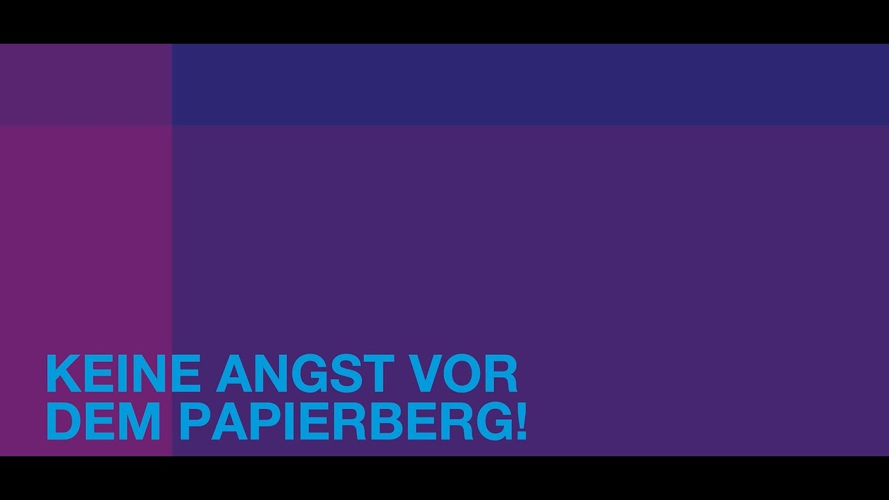 Keine Angst vor dem Papierberg