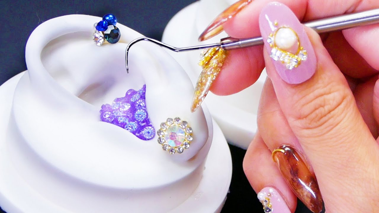 【ASMR】Ear Cleaning 耳にゴリゴリスライムが詰まってる人～🙋【耳かき】