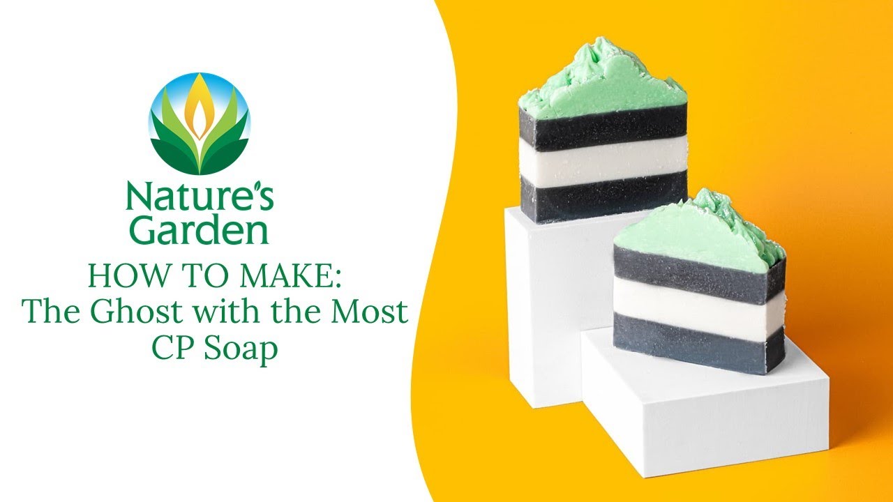 DIY Ghost Cold Press Soap | Natures Garden
