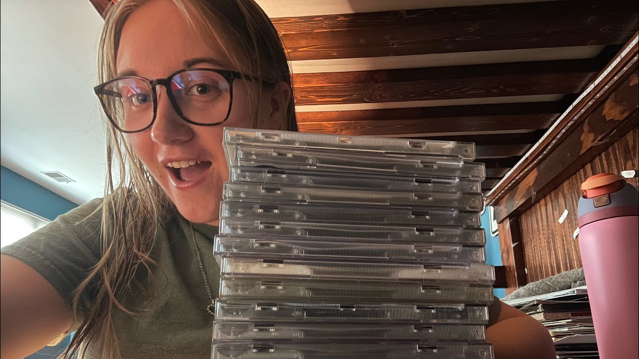 ASMR with my CD collection #asmr #asmrsleep #asmrvideos