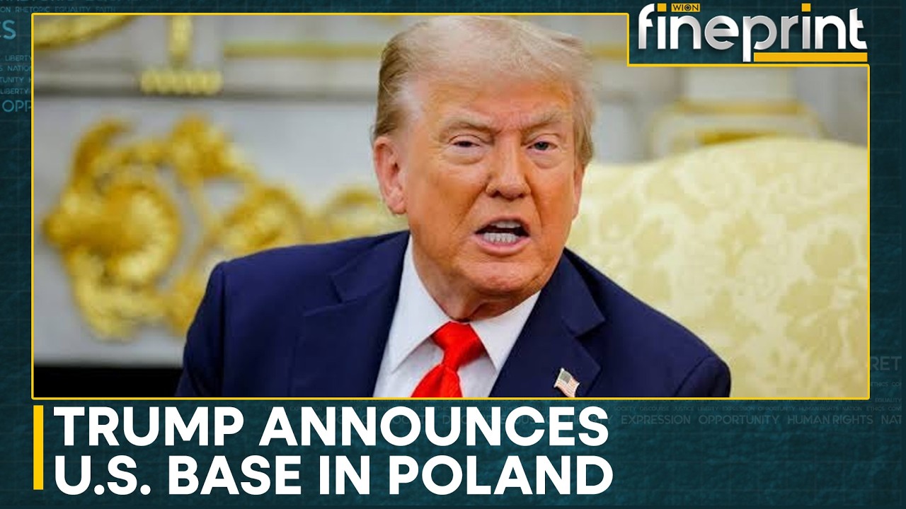 US & Poland Advance Talks on Permanent Military Base | WION Fineprint