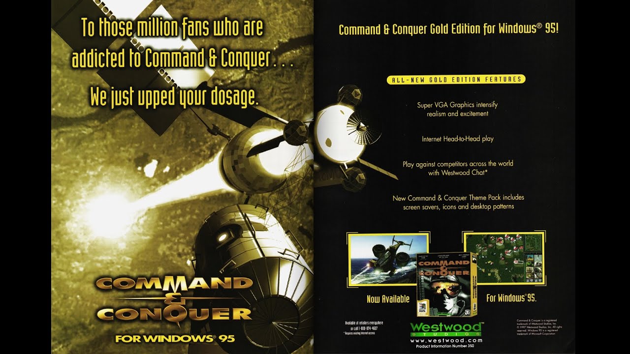 Command and Conquer: Tiberian Dawn (Special Gold Edition) [C&C95] - Patch 1.07A - Teaser