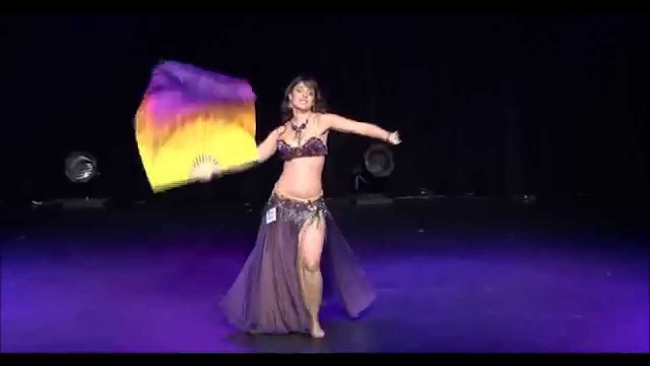 Layal - AQDO competition 2014 - The Seventh veil - Flutter fan veil