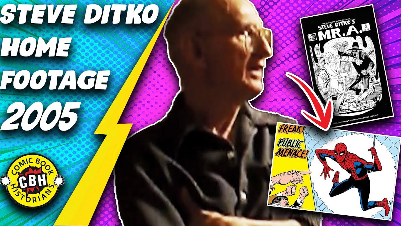 Steve Ditko Home Footage 2005 & his Philosophy on Mr. A 1987
