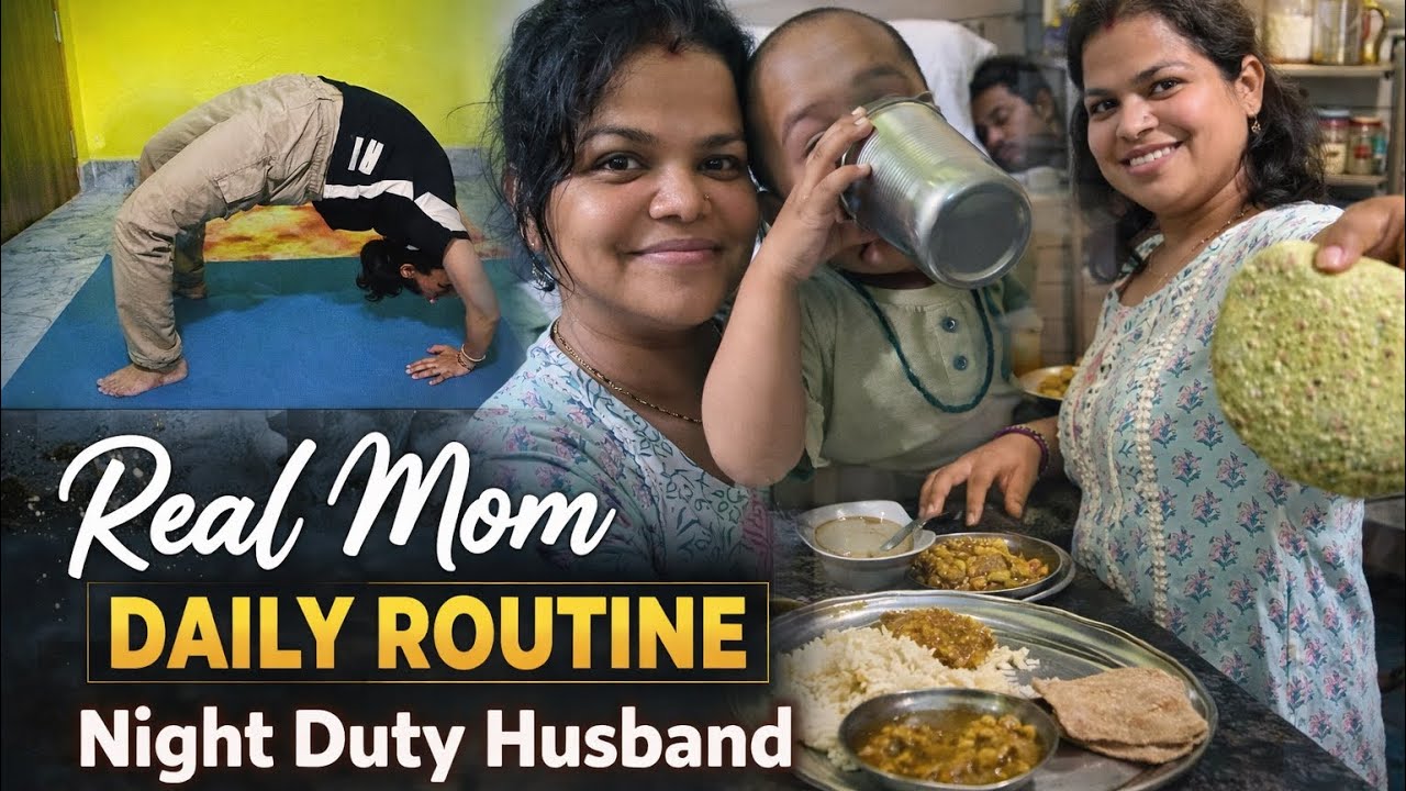 Real life ,mom daily routine,husband night duty #viralvideo #ytstudioes #Khushboo Amit vlogs #yt 