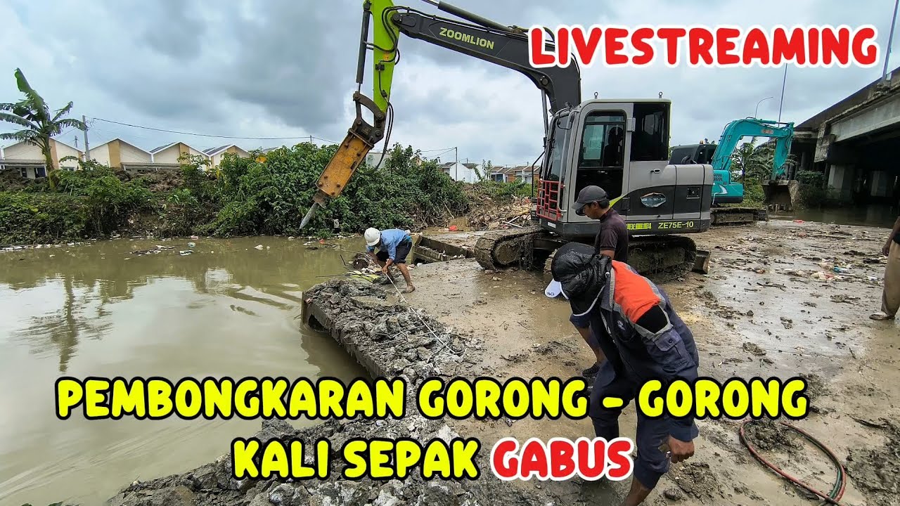 Live ‼️ PEMBONGKARAN GORONG - GORONG KALI SEPAK GABUS - KALI GABUS - DEDI MULYADI #KDM