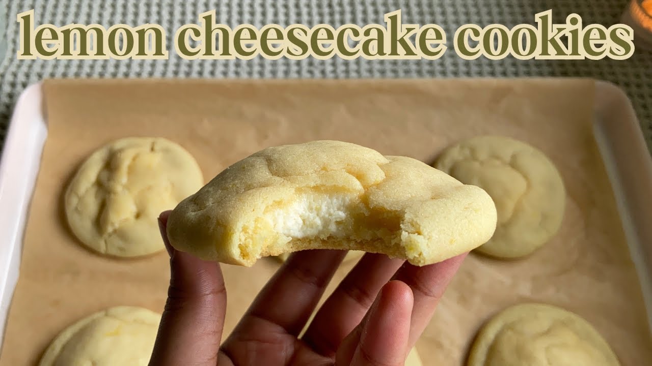 Lemon Cheesecake Cookies ♡ Bake With Me