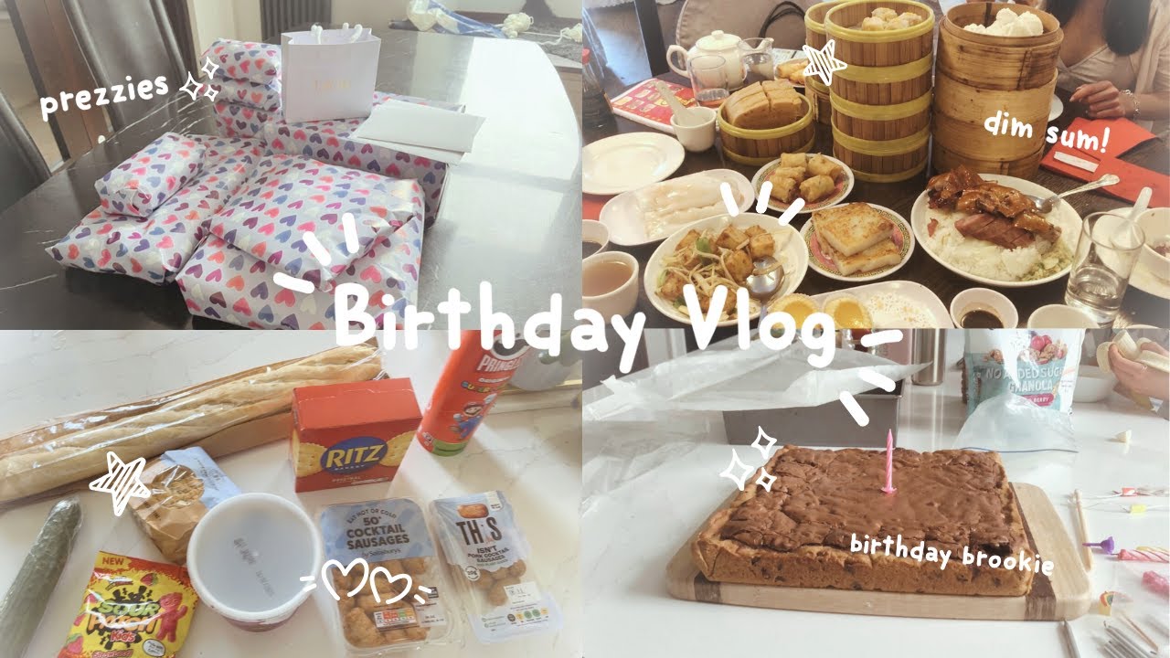 15th birthday vlog 🧁. ݁₊ ⊹ . ݁˖ . ݁| birthday party, baking, unboxing