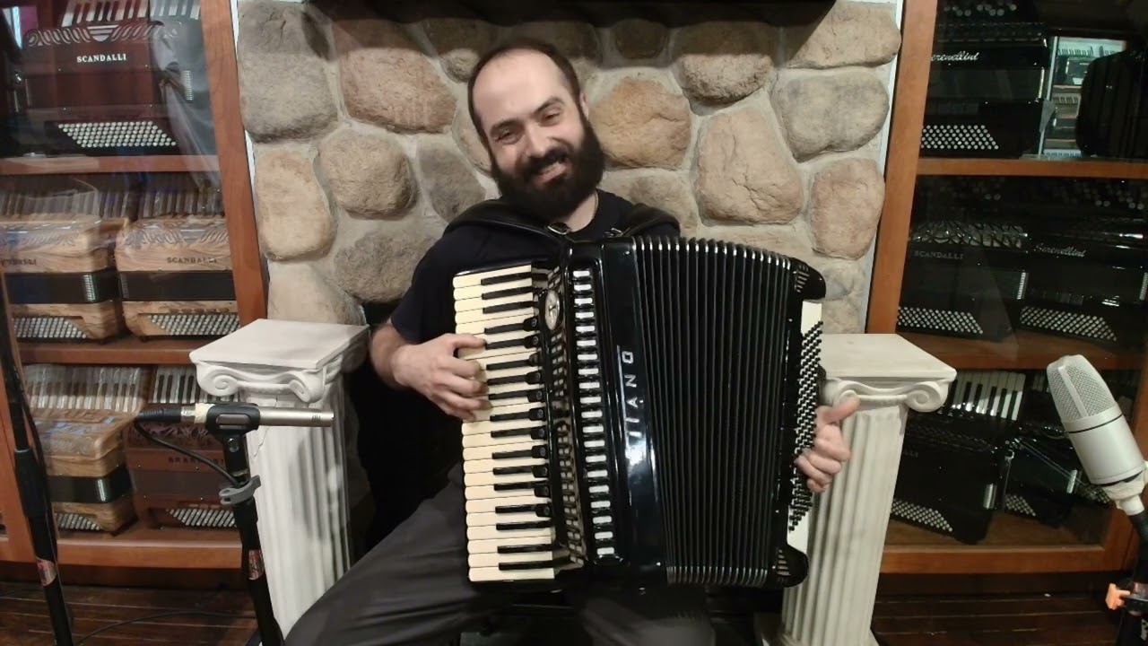 7100 - Black Titano Royal Tone Chamber  Piano Accordion LMMH 41 120 $4999