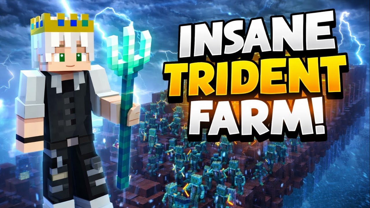Minecraft SMP LIVE |  Insane Trident farm | 5k SOOON
