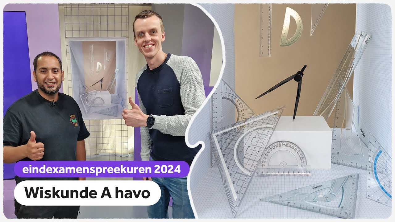 Examenspreekuur wiskunde A havo met Mo en Menno