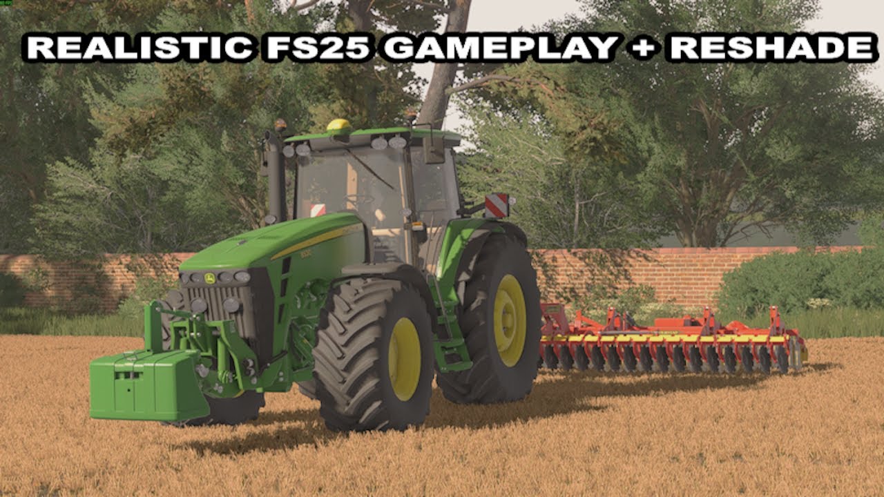 Realistic ReShade! FS25 John Deere 8530 | Väderstad Carrier 820 | Saxlingham Farm Estate Gameplay