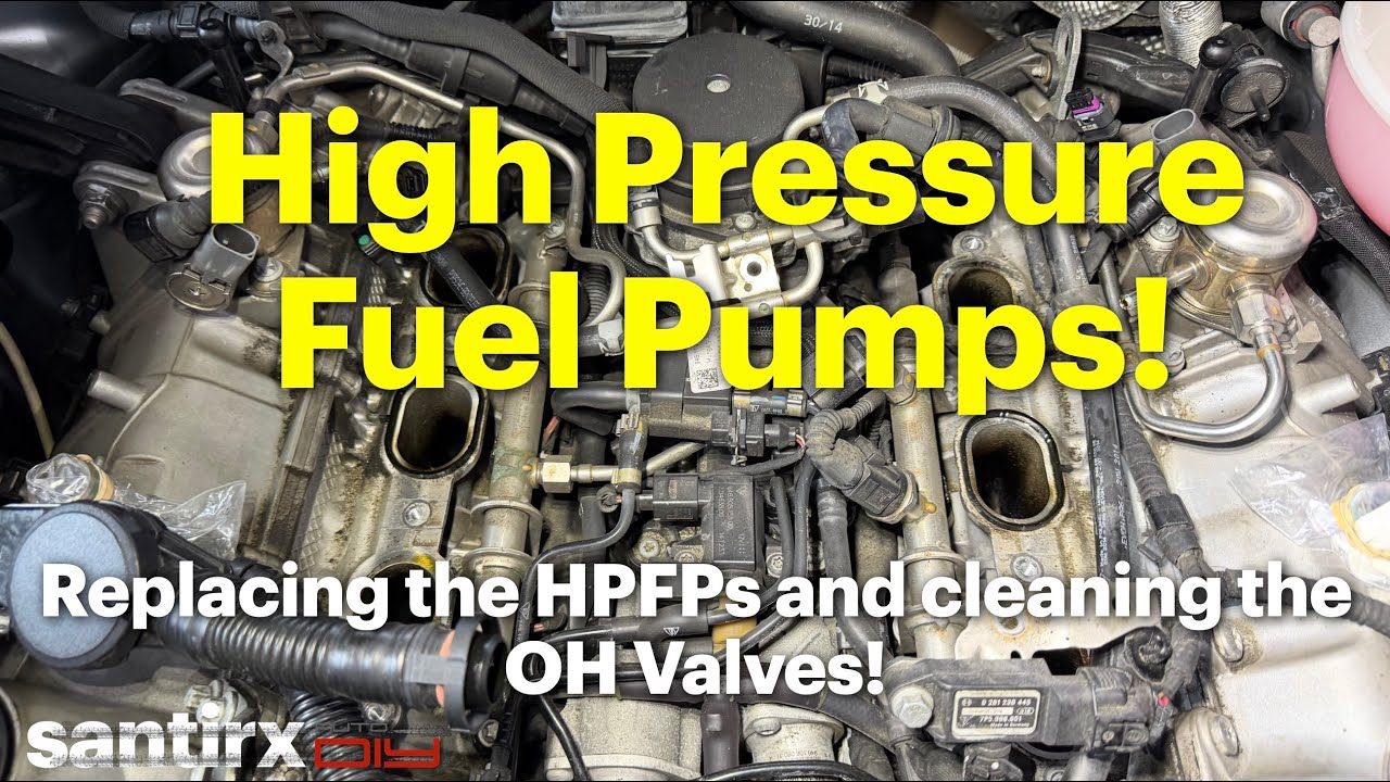 Replacing the High Pressure Fuel Pumps and OH Valves Cleaning in the Porsche Macan 3.0/3.6L engine