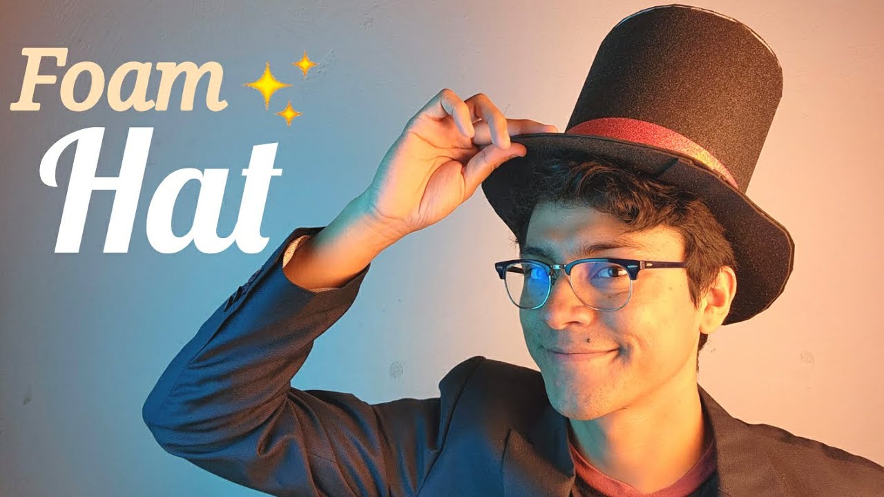 How to make a Foam Hat - Wizard Hat using foami