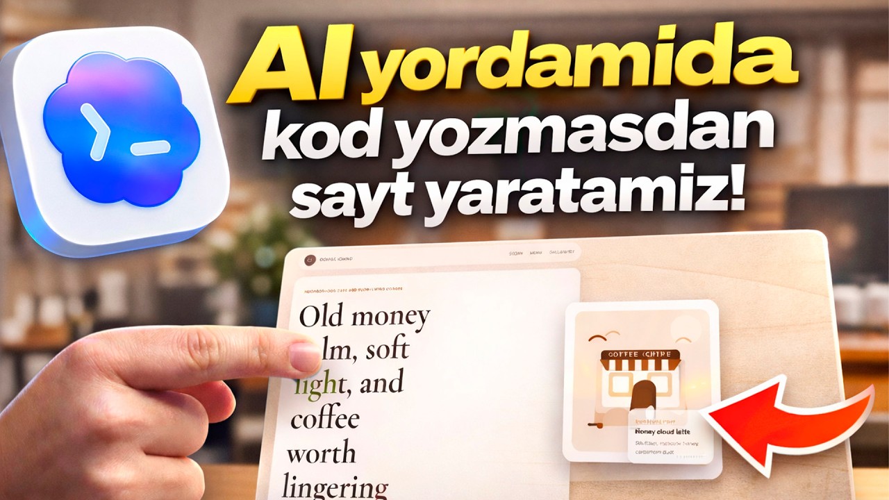 OpenAI Codex Yangi AI orqali kod yozmasdan professional sayt yaratish | Sunniy intellekt orqali sayt