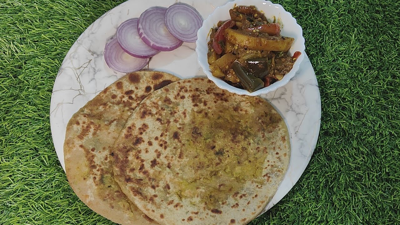 नए और आसान तरीके से बनाए कच्चे पपीते का पराठा। Raw papaya paratha। papaya stuffed paratha recipe