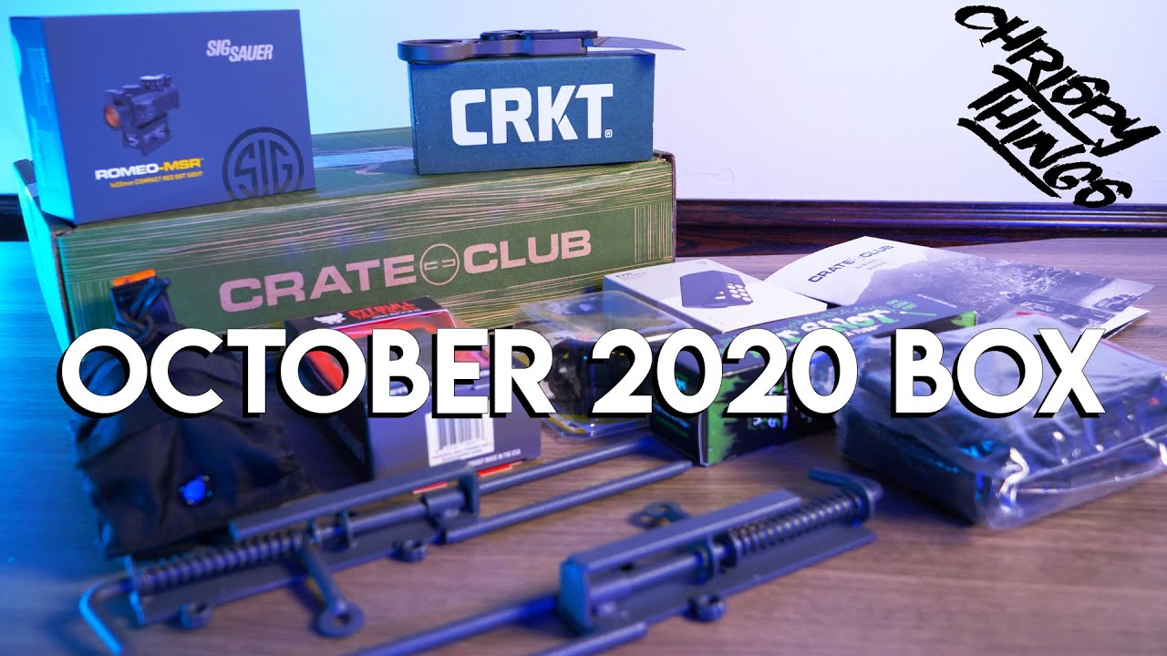 Crate Club Tactical Survival Box Unboxing: October 2020