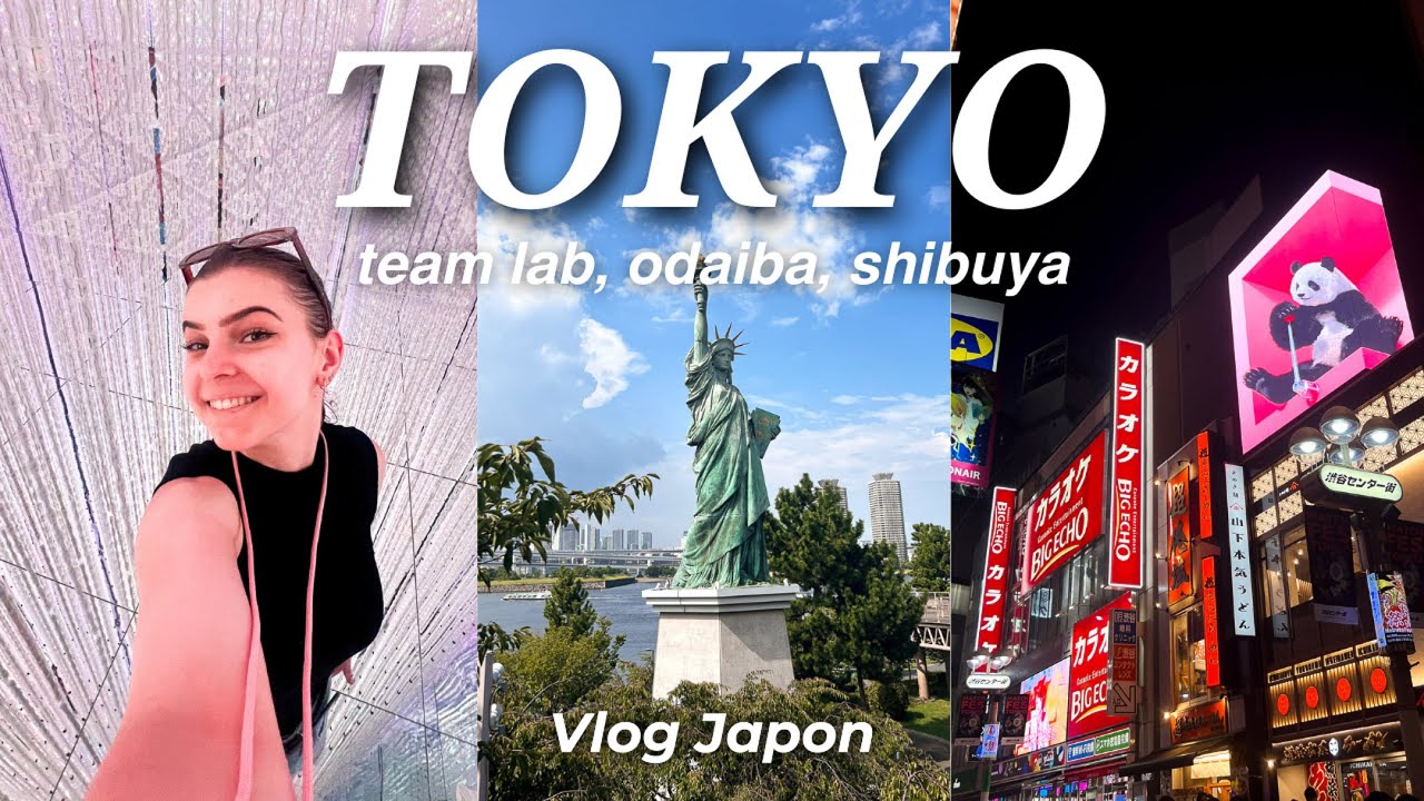 Une journée seule à TOKYO 🇯🇵 (TeamLab, Odaiba, Palais Impérial, Shibuya) | VLOG JAPON 7