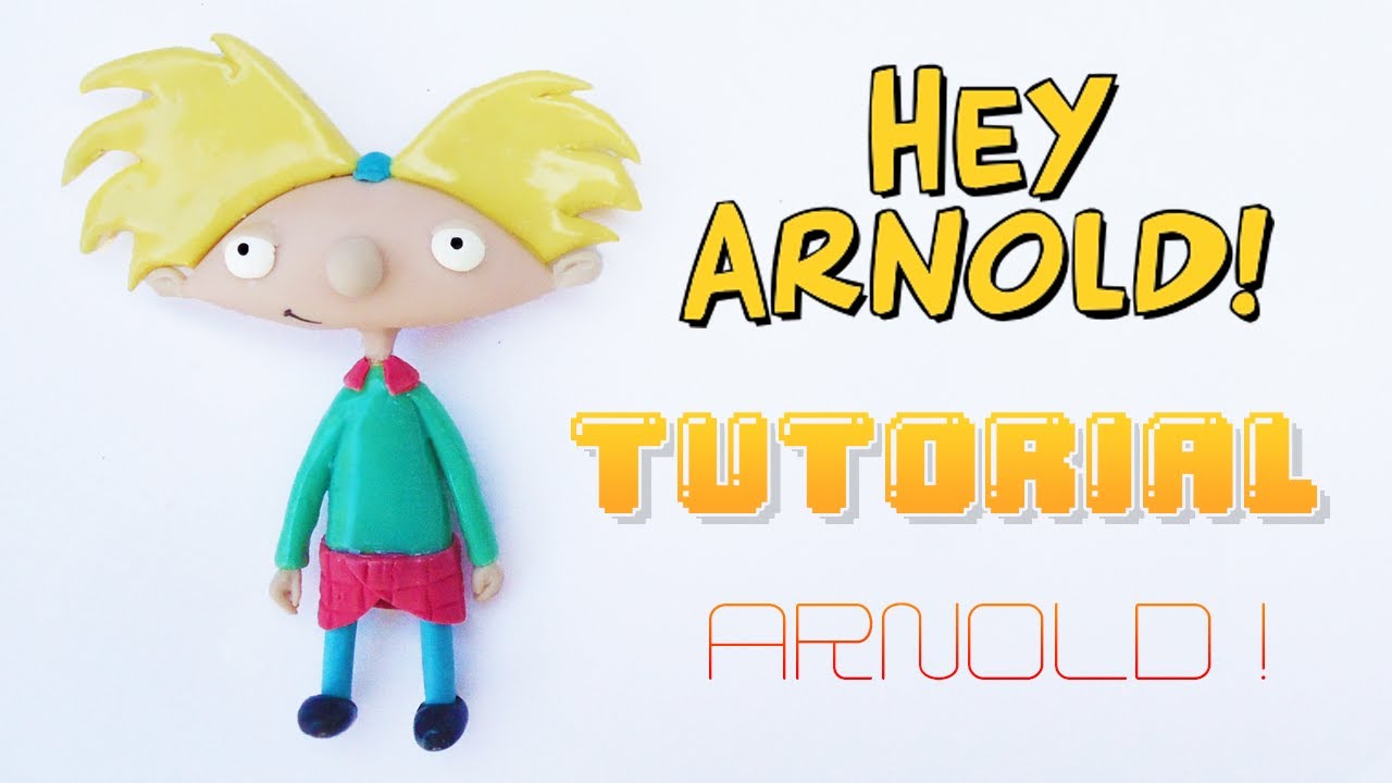 HEY ARNOLD! Polymer Clay Tutorial / Porcelana Fría / Plastilina