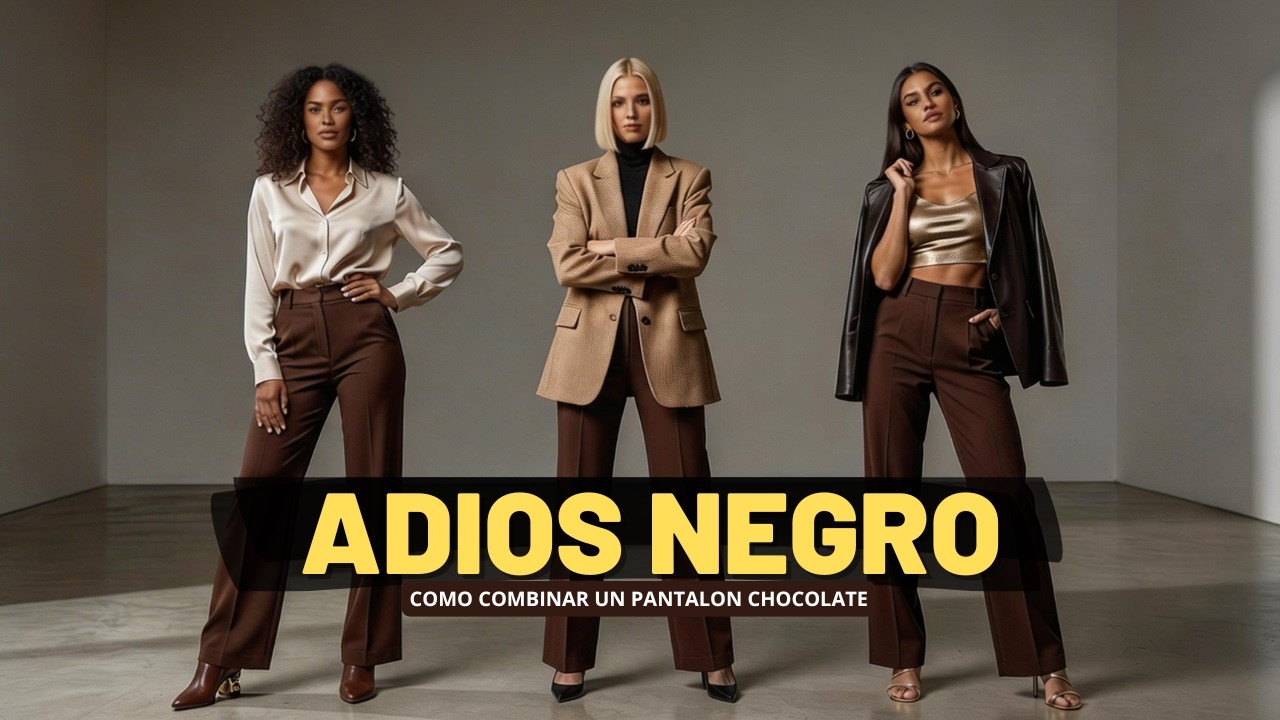 Como combinar un pantalon chocolate