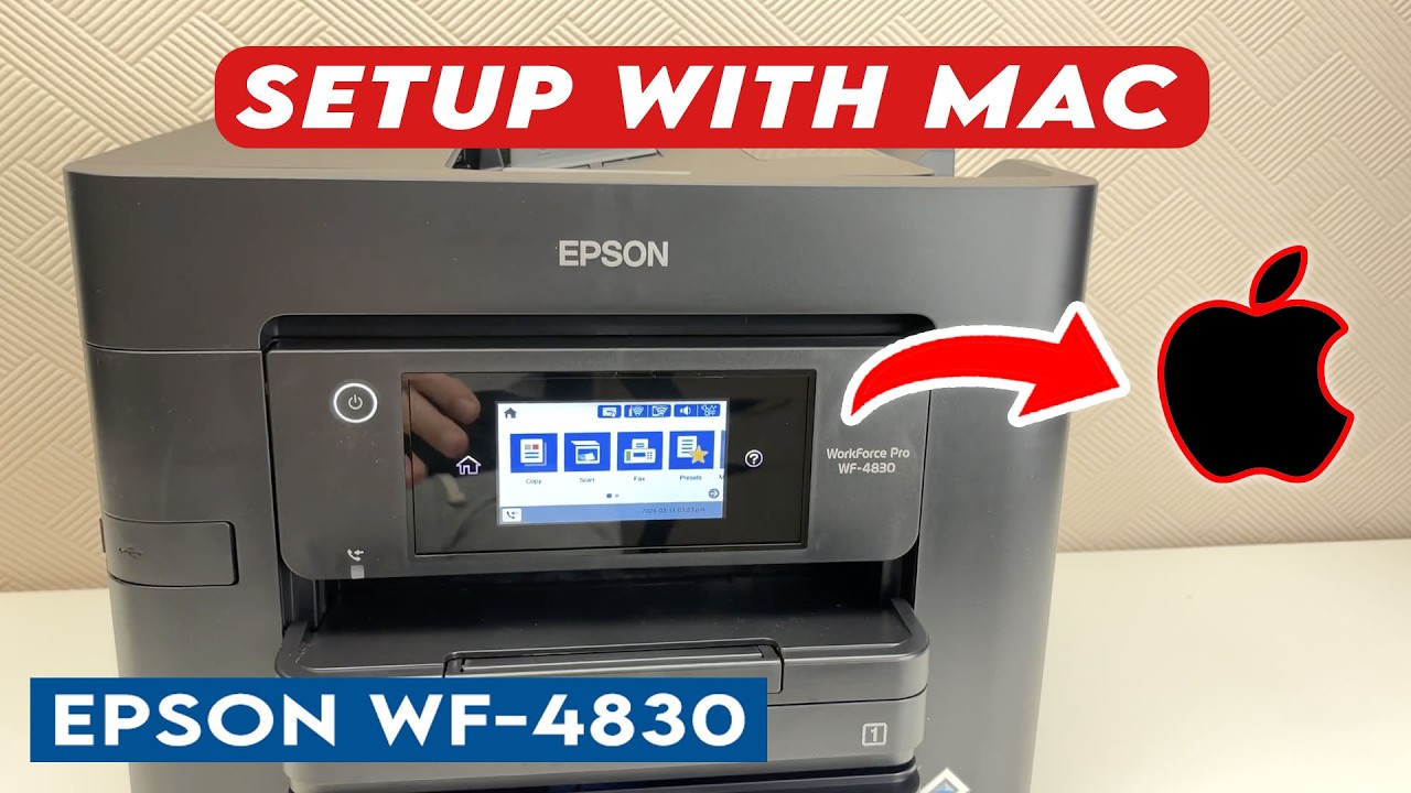 Epson WF-4830: Как настроить для работы с Mac + Печать и сканирование