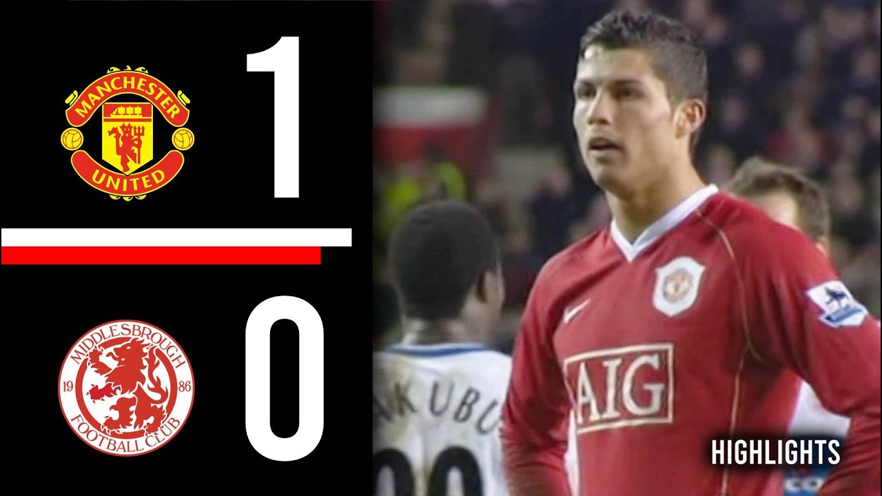 Manchester United v Middlesbrough | FA Cup Highlights | 2006/2007
