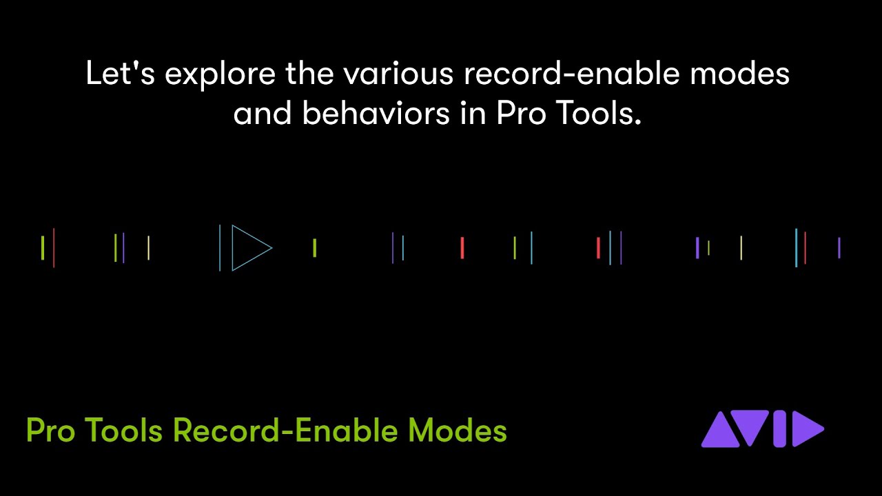 New in Pro Tools 2020 &mdash; Record-Enable Modes