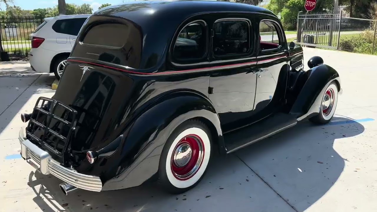 1936 ford model 68 fordor sedan inside out
