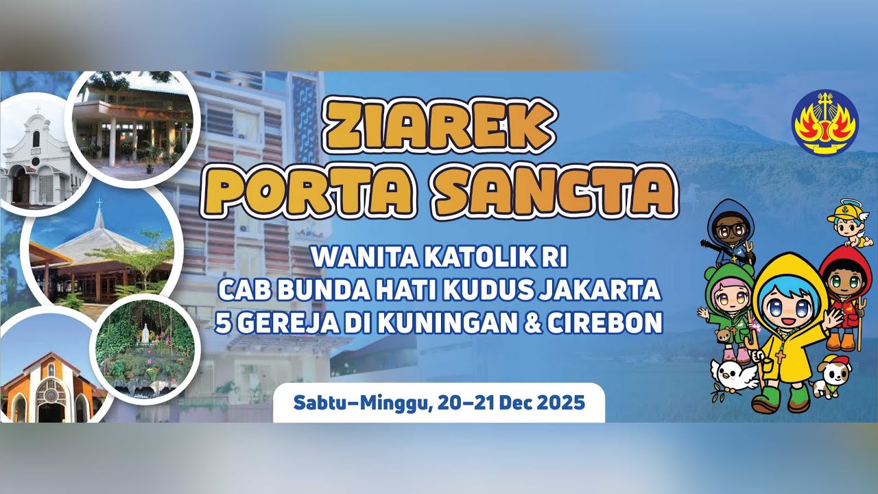 20–21 Desember 2025  Ziarek Porta Sancta ke Kuningan & Cirebon