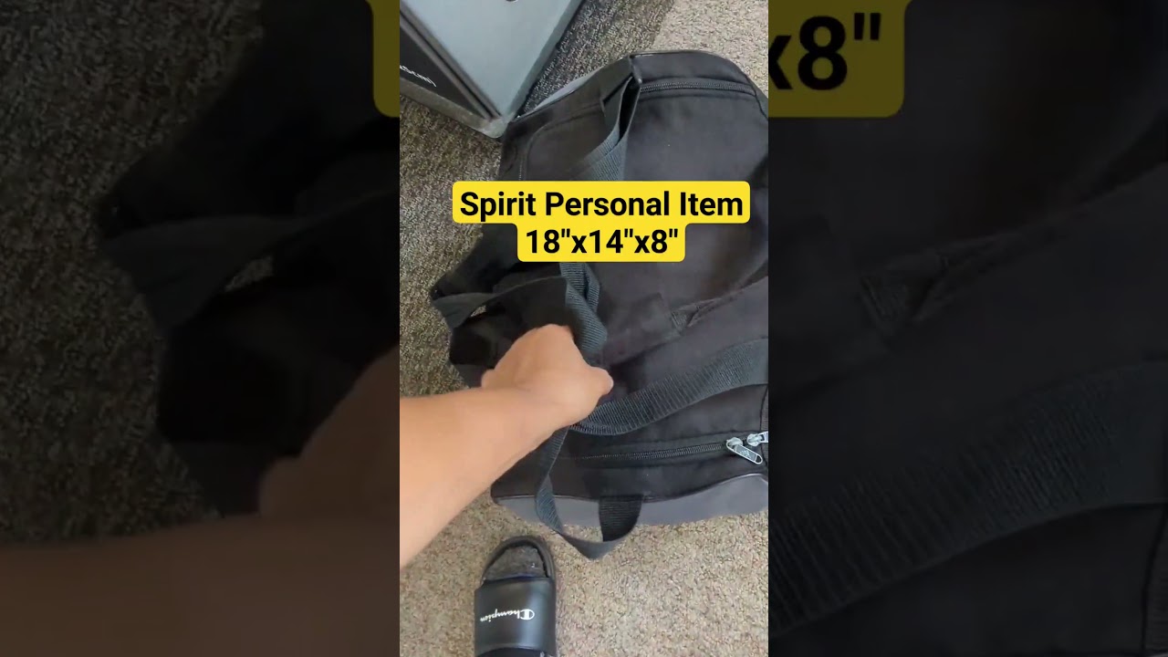 Личный предмет Spirit Airlines 18x14x8