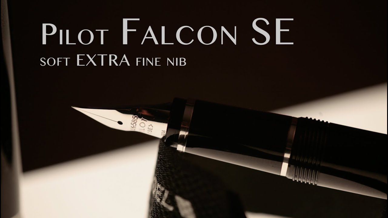 Pilot Elabo Falcon SEF Soft Extra Fine fountain pen flex nib review