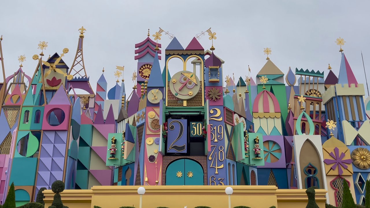 【4K iPhone 12 Pro MAX 広角レンズ】東京ディズニーランド「イッツ ア スモールワールド」