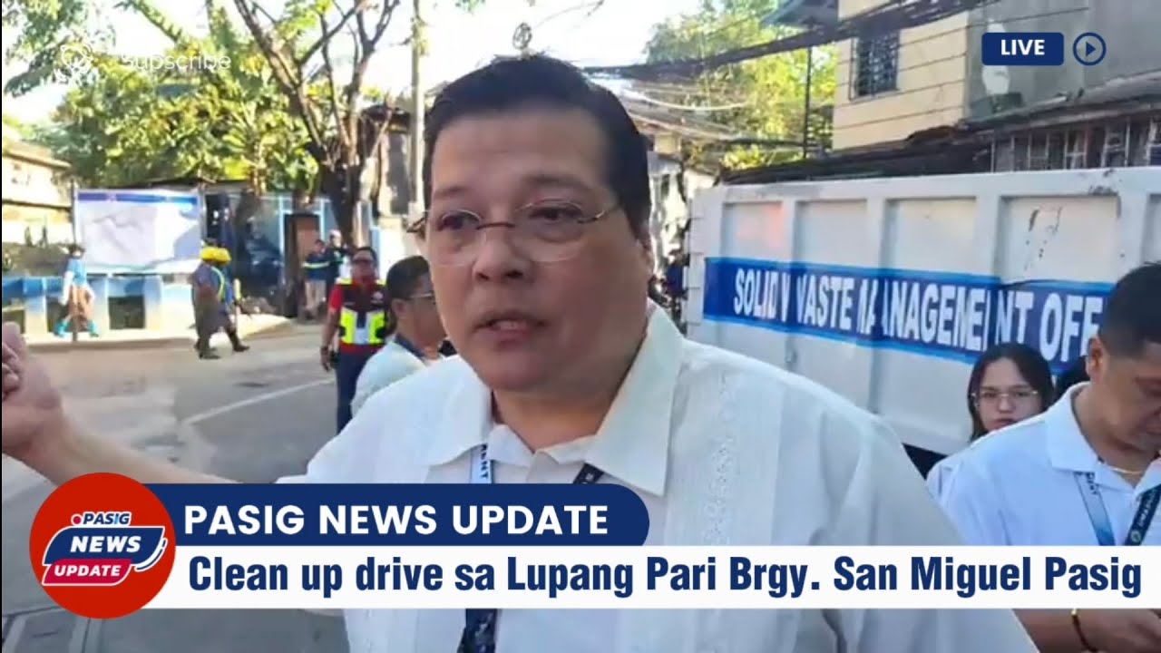 🔵 Mayor Vico Sotto CLEAN-UP DRIVE! MAKE PASIG CITY GREEN AND CLEAN | Vice Dodot JAWORSKI 