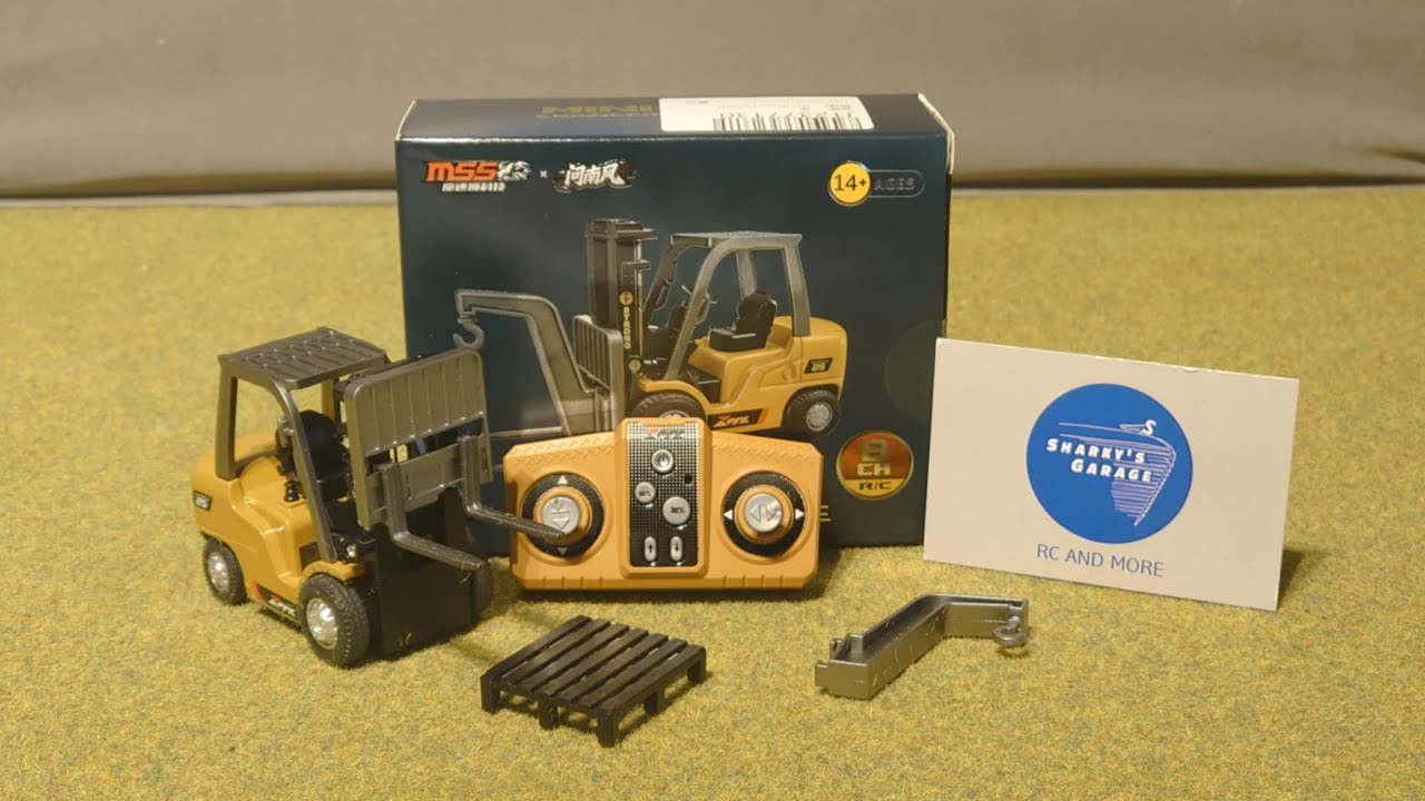 Радиоуправляемый вилочный погрузчик 1/64 (масштаб 1/64, 2,4 ГГц, полный функционал)