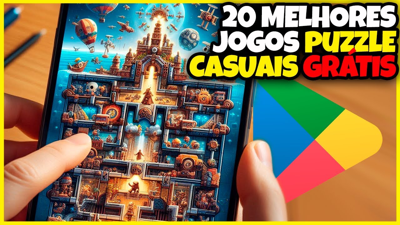 Os 20 MELHORES JOGOS DE PUZZLE E CASUAIS PARA CELULAR EM 2025!