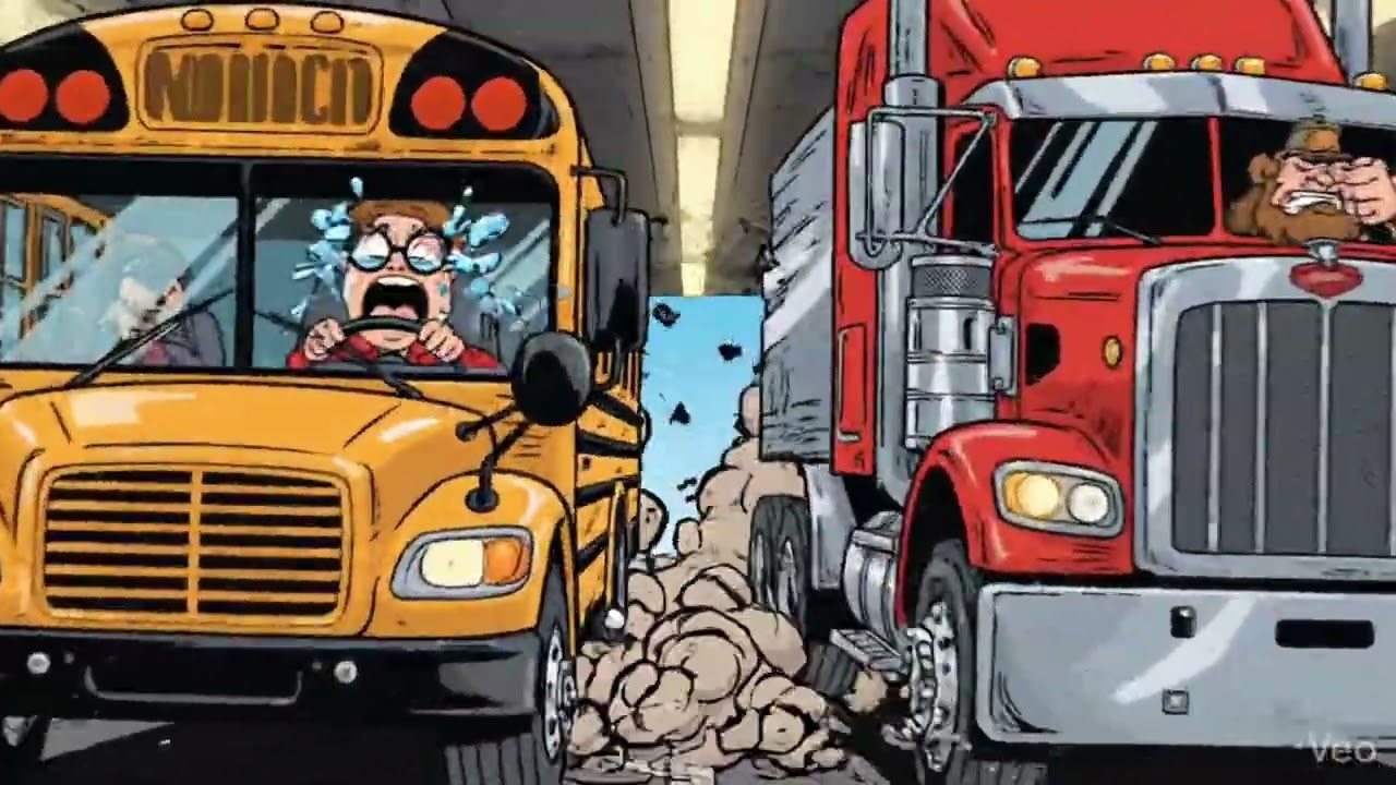 School bus Accident😳😱 #trndingshorts #ytshorts 