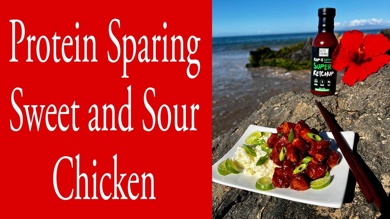 Protein Sparing Sweet and Sour Chicken