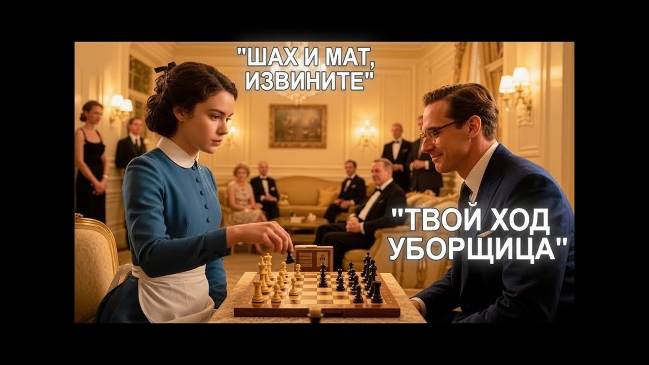 Уборщица пожертвовала Ладью в финале турнира. Зал замер, поняв её гениальный замысел!