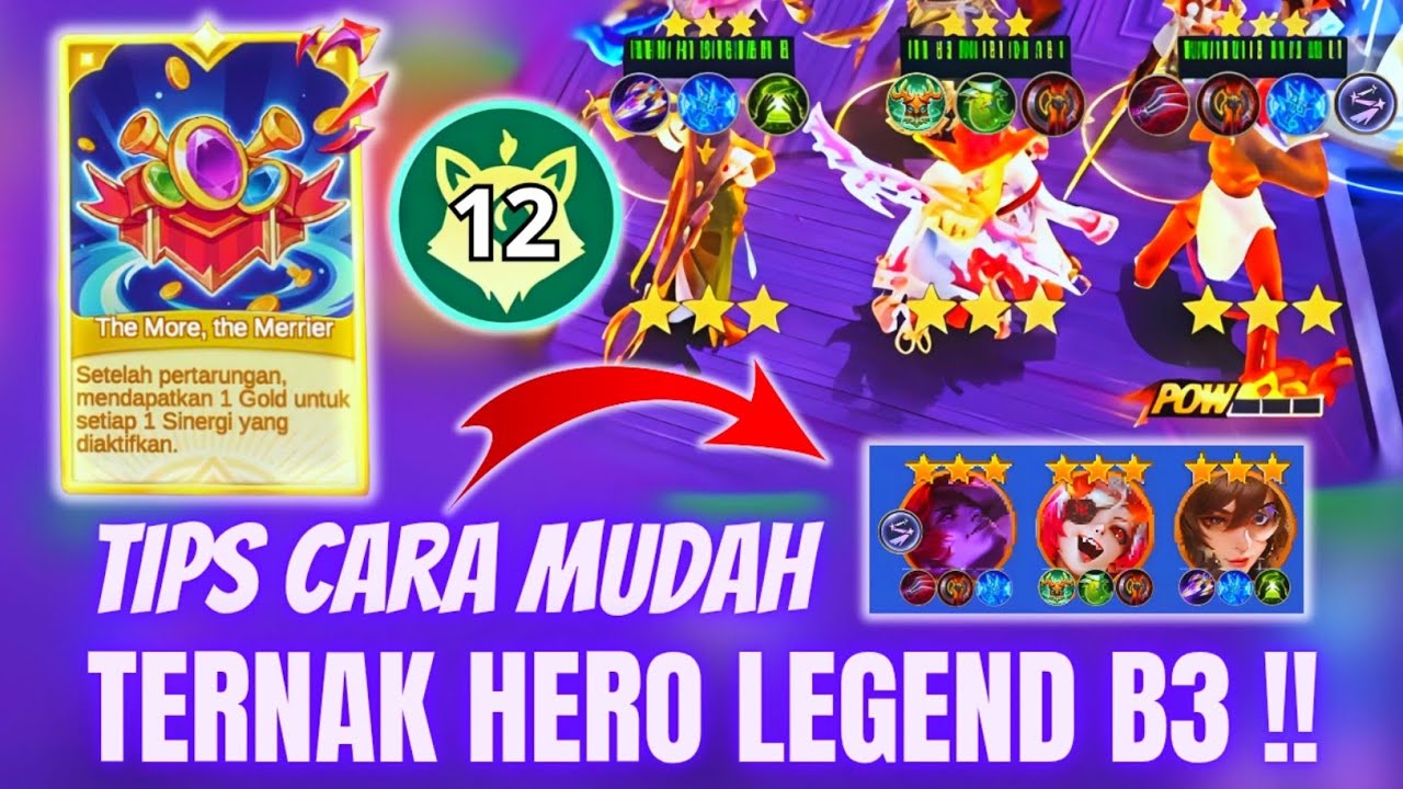 TIPS CARA BERMAIN YU ZHONG‼️TERNAK HERO LEGEND B3 IS REAL !! CARA BERMAIN COMMANDER YU ZHONG TERBARU