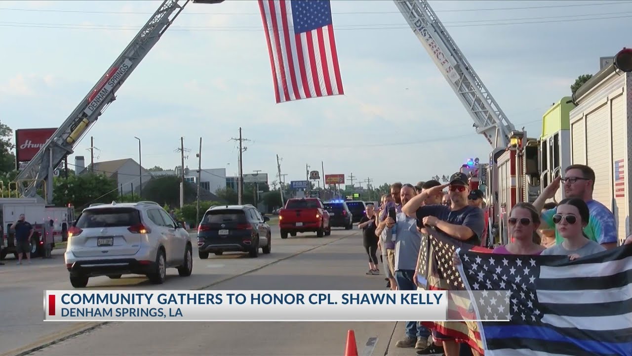 Community gathers to honor Cpl. Shawn Kelly