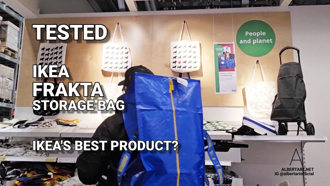 IKEA FRAKTA STORAGE BAG BEST OF IKEA  #IKEA #REVIEW #STORAGE