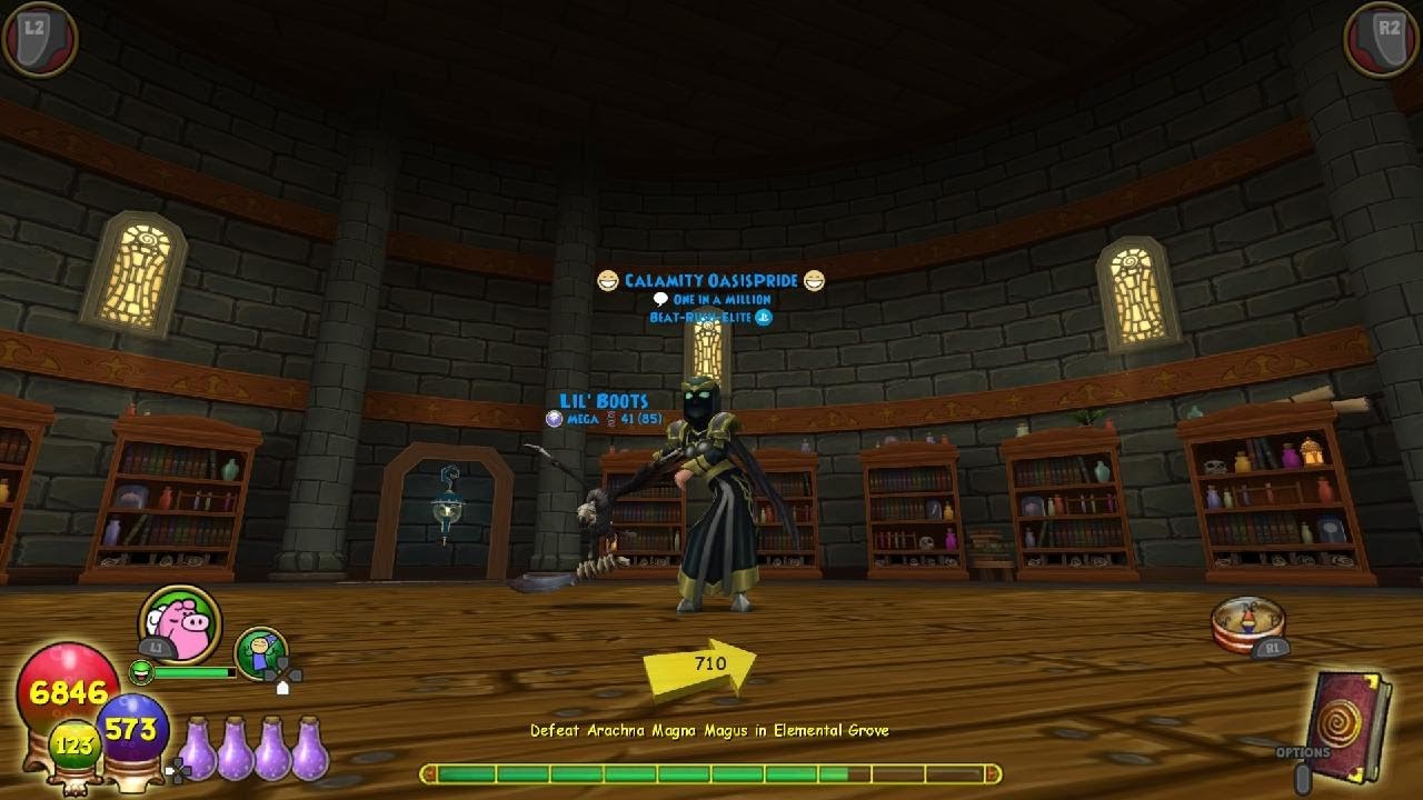 Wizard 101 One in a million badge.