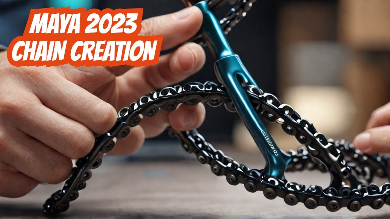 Create BiCycle Chain In Maya | Maya 2023 | CGVISION