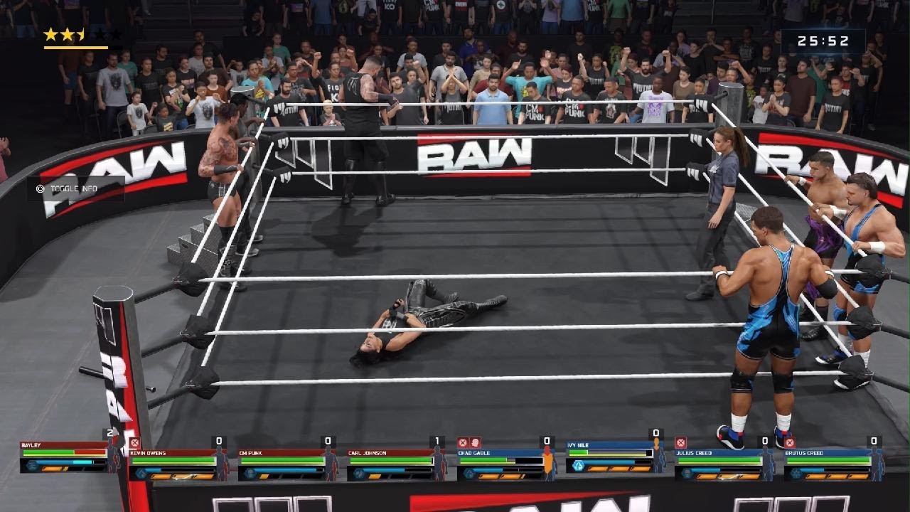 WWE 2K25 Mutiny Vs American Made RAW Iron Man Match