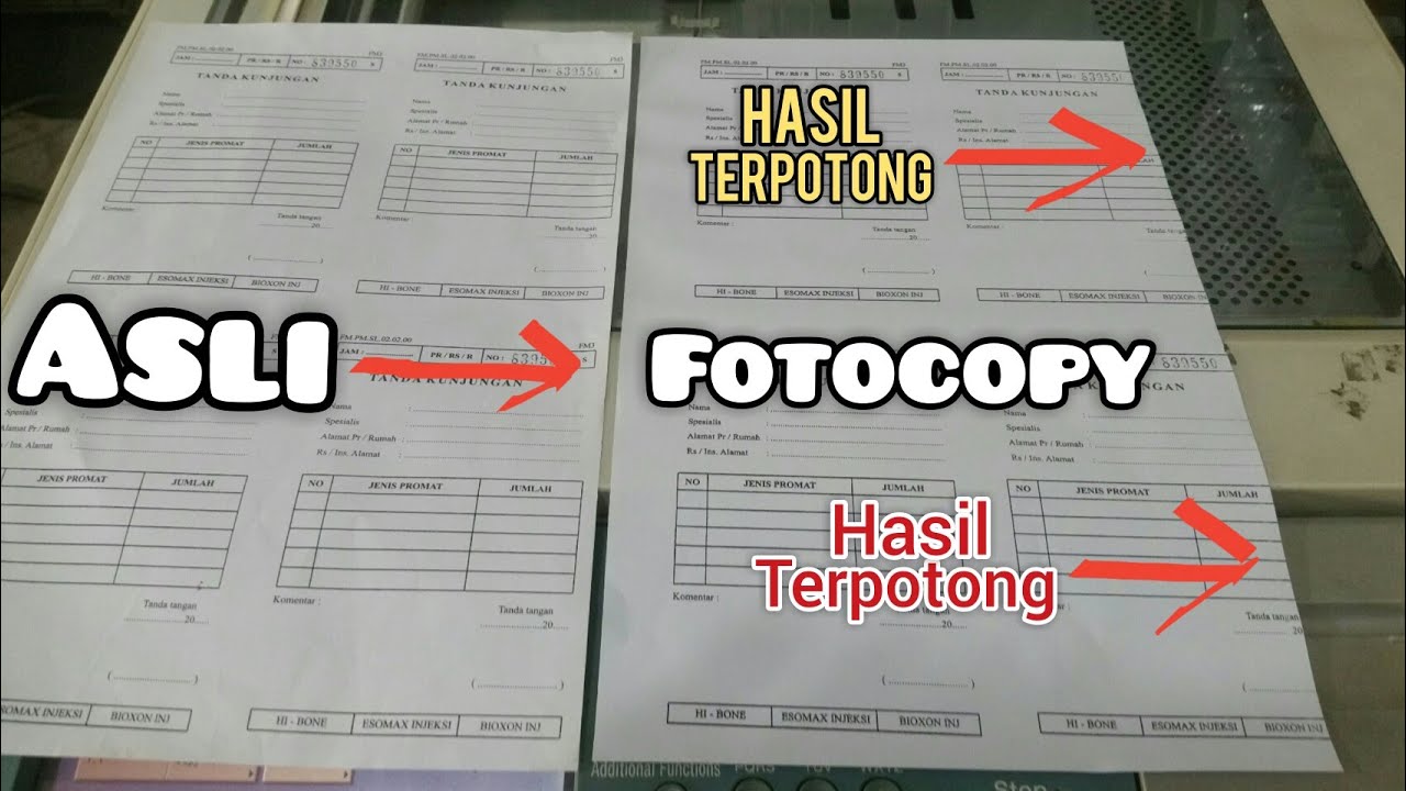 Mengatasi hasil fotocopy terpotong canon ir 5055/6070/5070/6570
